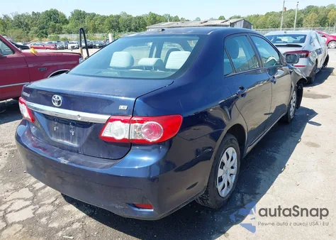 2011 Toyota Corolla Le z USA, uszkodzony, nr VIN 2T1BU4EE5BC748244